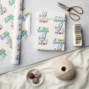 Papier Cadeau Je peux geler le temps
