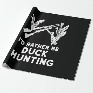 Papier Cadeau Je Préfère Chasse Au Canard Chasse Costume Amoureu