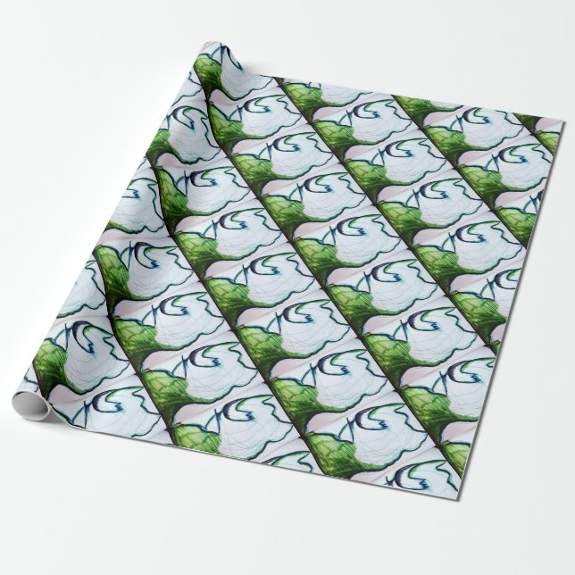 Papier Cadeau Je suis la chose plus étrange (Déroulé)
