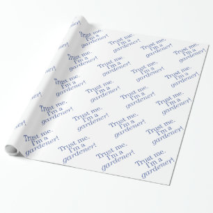 Papier Cadeau Je suis un jardinier