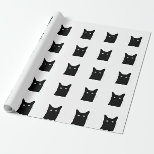 Papier Cadeau Je vois Cat Click to Pick Your Color Arrière - pla