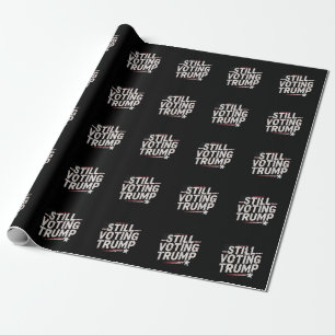 Papier Cadeau Je vote toujours pour Trump American 2024