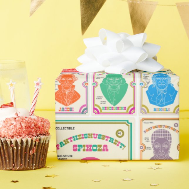 Papier Cadeau Jeu de cartes Panthéisme (Fête d'anniversaire)