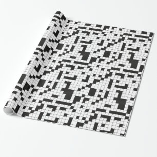 Papier Cadeau Jeu de mots croisé