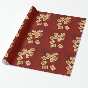 Papier Cadeau Jeu d'heure-milliampère Jongg