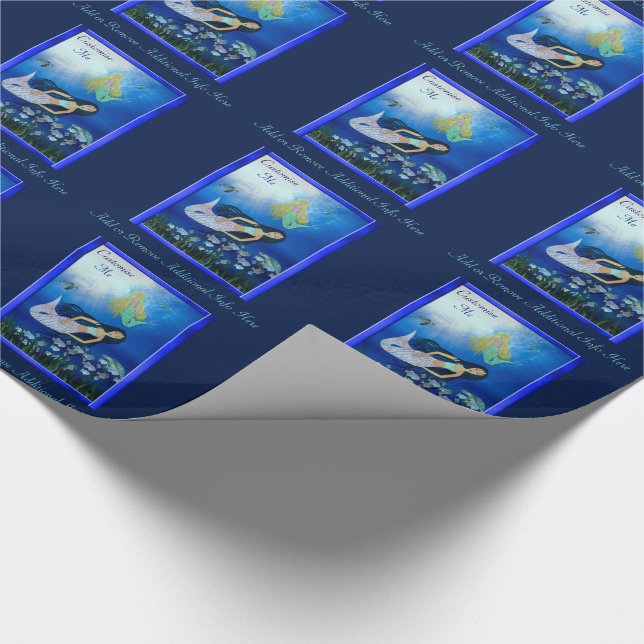 Papier Cadeau Jeu sous-marin (Sirène) (Coin)