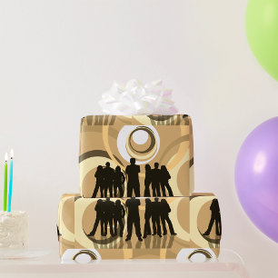 Papier Cadeau Jeunes Arrière - plans rétro