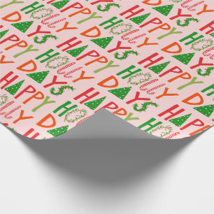 Papier Cadeau JEUX JOURS DE FÊTE SAINTE Noël