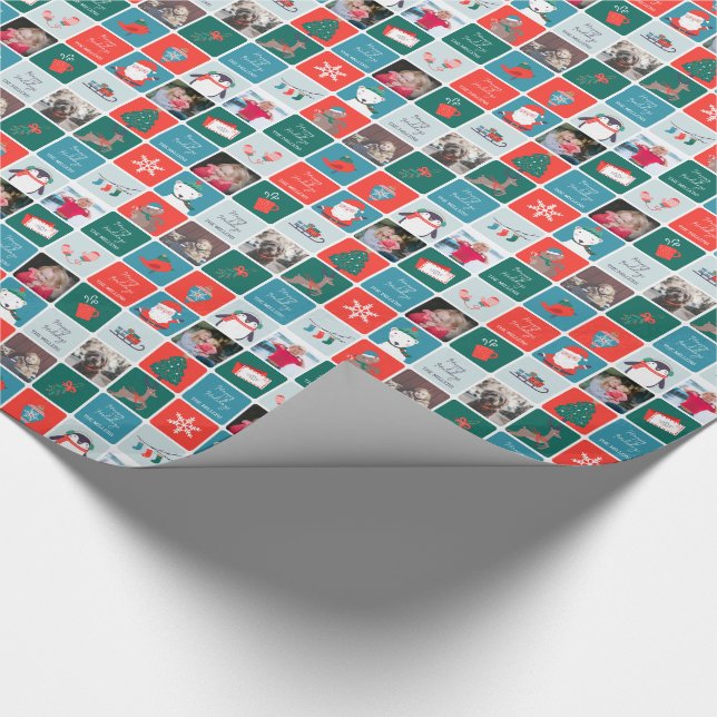 Papier Cadeau Jingle et Mingle Holiday Photo Cadeau (Coin)