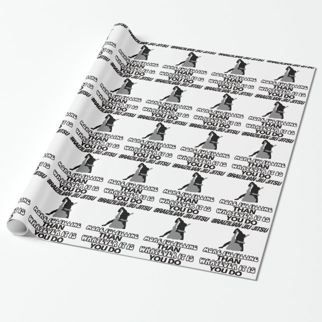 PAPIER CADEAU JIU BRÉSILIEN JITSU (Déroulé)