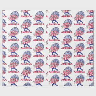Papier Cadeau Joe Biden Burden pour l'Amérique