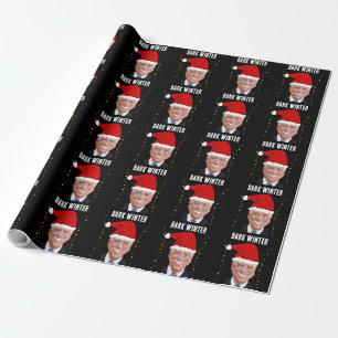PAPIER CADEAU JOE BIDEN DARK HIVER FUNNY NOËL