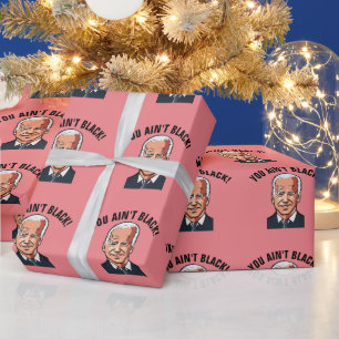 PAPIER CADEAU JOE BIDEN FUNNY VALENTINE'S DAY WRAPPING PAPER