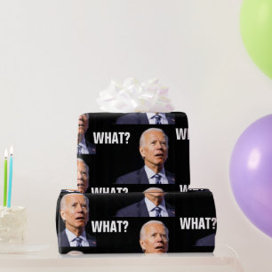 PAPIER CADEAU JOE BIDEN FUNNY WRAPPER PAPIER