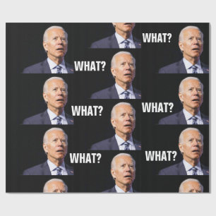 PAPIER CADEAU JOE BIDEN FUNNY WRAPPER PAPIER