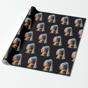 Papier Cadeau JOHANNES VERMEER - Fille avec une boucle d'oreille