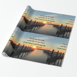 PAPIER CADEAU JOHN 14:6 DESIGN PHOTO SUNSET