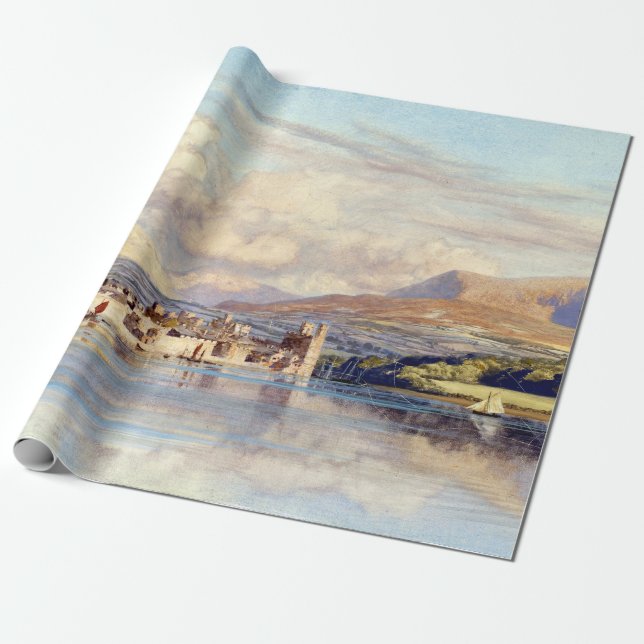 Papier Cadeau John Brett Caernarvon (Déroulé)