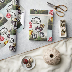 Papier Cadeau John Thornton Tulips du Temple de Flora