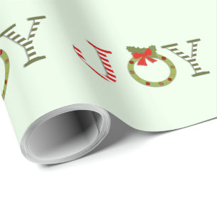 Papier Cadeau Joie de Noël