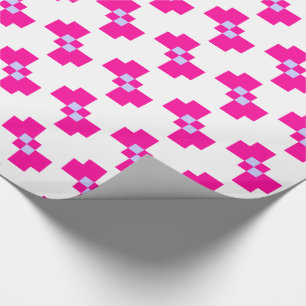 Papier Cadeau Joli arc pixelisé 8 bits