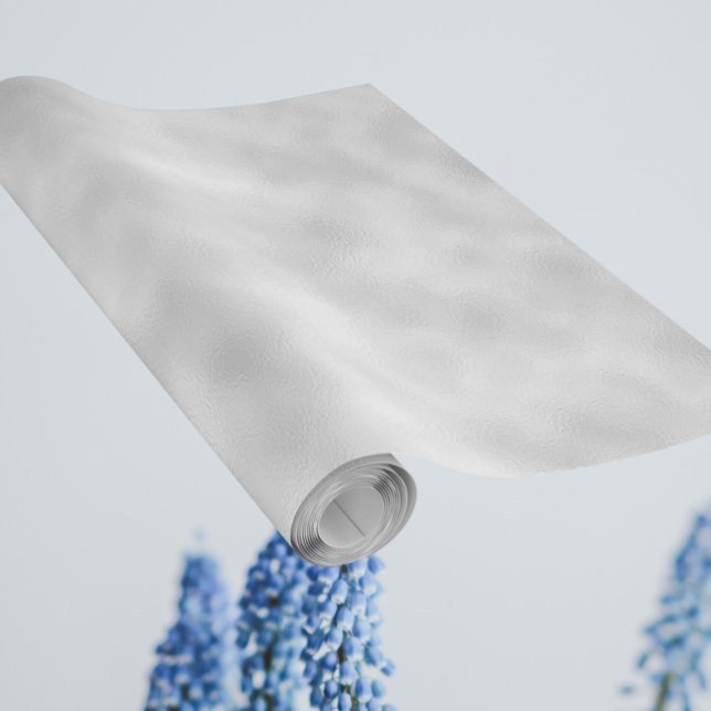 Papier Cadeau Joli blanc Pearl Iridescente Satin Mariage (Créateur téléchargé)