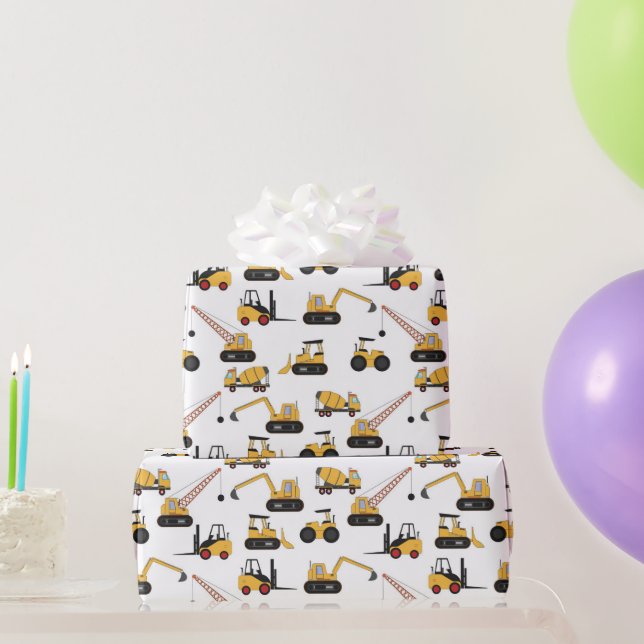 Papier Cadeau joli carrelage de construction (Cadeaux de fête)