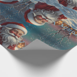 Papier Cadeau Joli emballage coloré de fête pour les fêtes de No