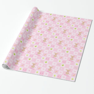 Papier Cadeau Joli en Chihuahua rose