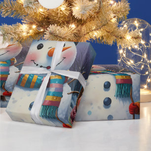 Papier Cadeau Joli festif coloré emballage de Noël