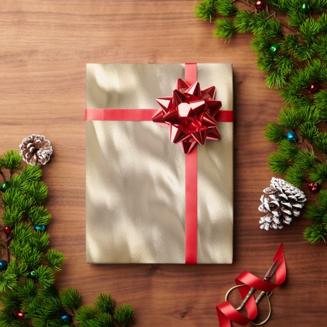 Papier Cadeau Joli Glam Or (Cadeau de vacances)