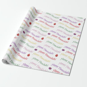 Papier Cadeau Joli Hannukah, Channulah