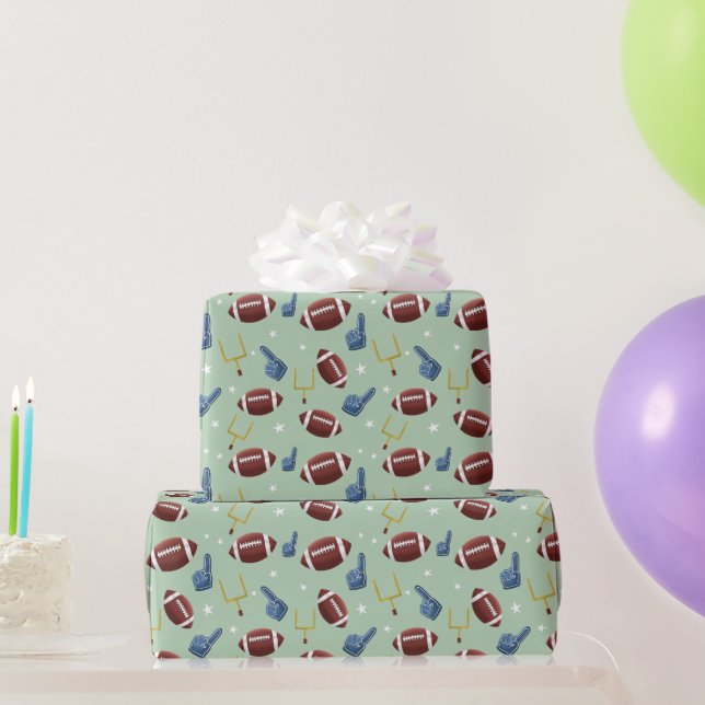 Papier Cadeau Joli Motif sportif de football (Cadeaux de fête)