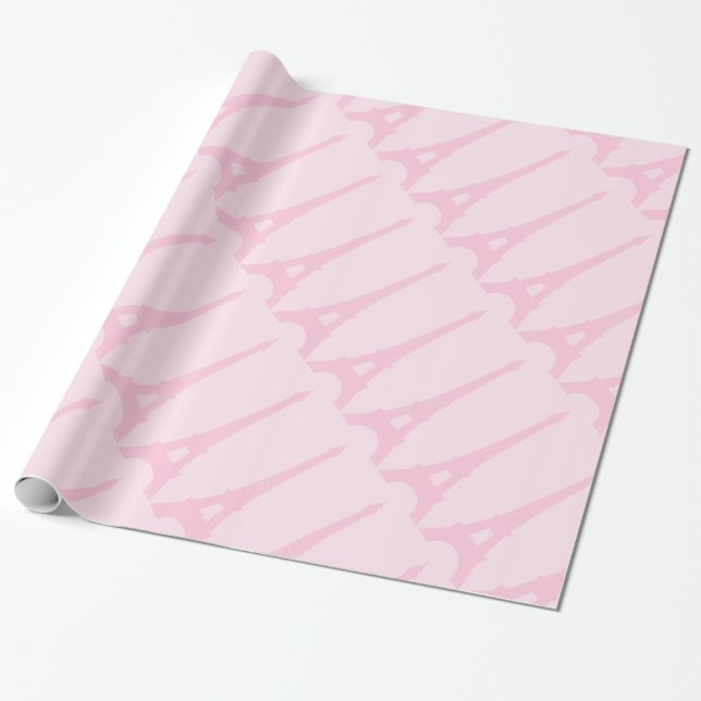Papier Cadeau Joli papier d'emballage de Paris (Déroulé)
