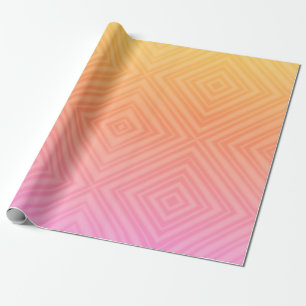 Papier Cadeau Joli Pastel Hypnotique Diamant Moderne Pop Art