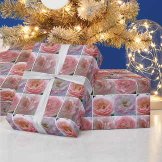 Papier Cadeau Joli Rose