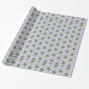 Papier Cadeau Joli Violets Envelopper le papier pour Customiser