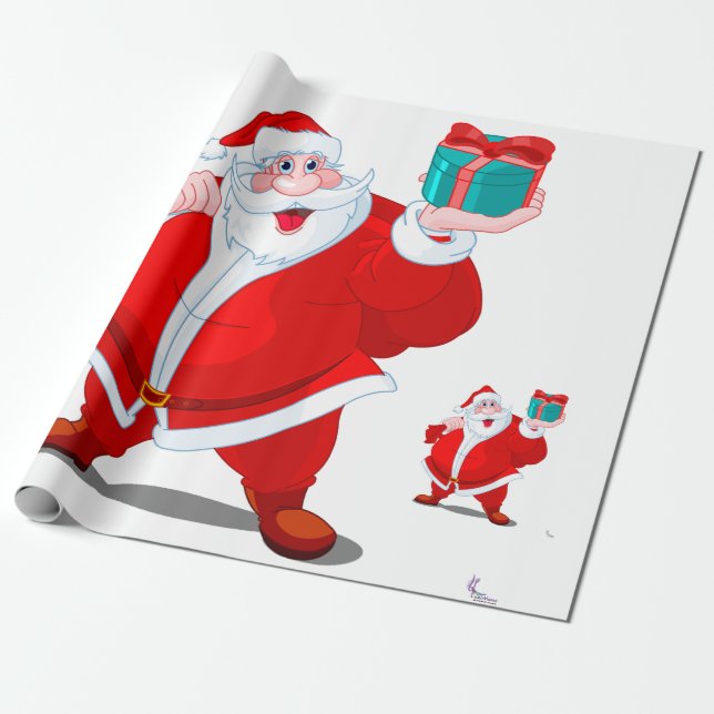 Papier Cadeau Jolies décorations Gants Cadeaux Éto (Déroulé)