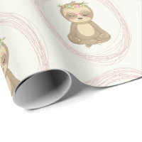 Jote Sloth rose Zen Yoga Lotus Dessin Motif