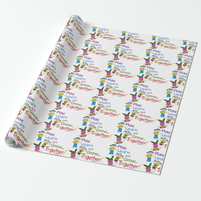 Papier Cadeau Jouer Apprendre Croissance (Déroulé)