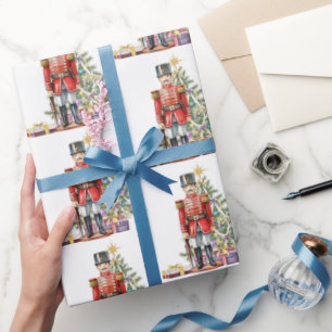 Papier Cadeau Jouet Soldat Arbre de Noël