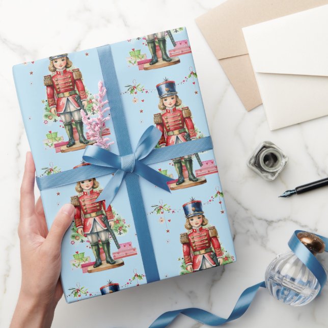 Papier Cadeau Jouet Soldat Arbre de Noël (Cadeaux)