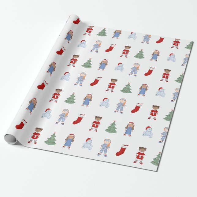 Papier Cadeau Jouets de Noël Toddler Dream (Déroulé)