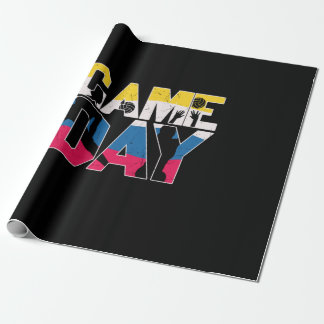 Papier Cadeau Joueur de volley-ball | Volleyball de jour de matc