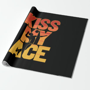 Papier Cadeau Joueur de Volleyball Kiss My Ace