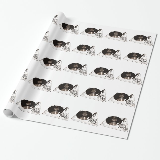 PAPIER CADEAU JOUEUR D'ENREGISTREMENT DES LYRIQUES DE COMPÉTENCE (Déroulé)