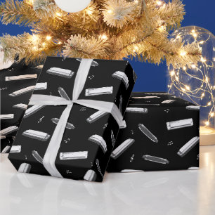 Papier Cadeau Joueur d'harmonica