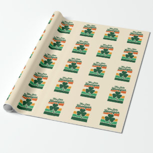Papier Cadeau Jour de la Saint Patrick Wee Little Hooligan Drôle