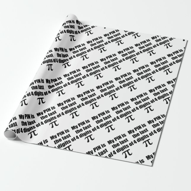 Papier Cadeau Jour de pi (Déroulé)