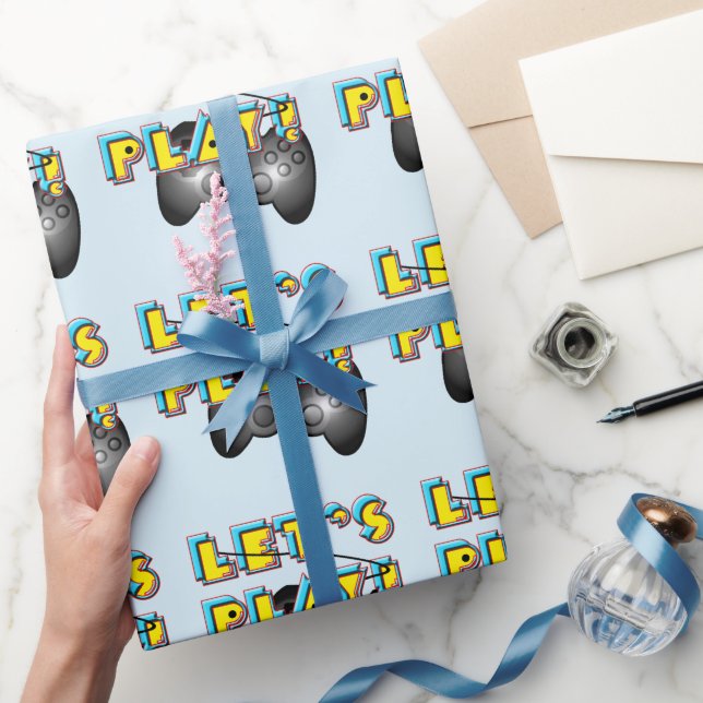 Papier Cadeau Jour des jeux vidéo (Cadeaux)
